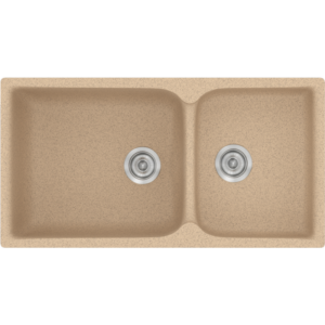 Νεροχύτης Classic 307 Granite Beige Ένθετος 92Χ51εκ. Sanitec