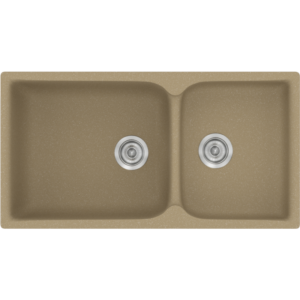 Νεροχύτης Classic 307 Metallic Cream Ένθετος 92Χ51εκ. Sanitec
