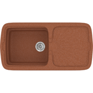 Νεροχύτης Classic 306 Granite Terracota Ένθετος 96Χ51εκ. Sanitec