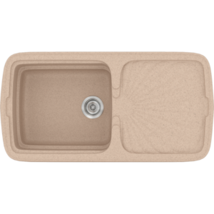 Νεροχύτης Classic 306 Granite Sand Ένθετος 96Χ51εκ. Sanitec