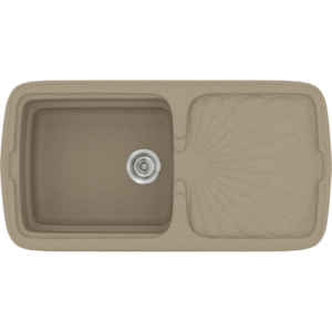 Νεροχύτης Classic 306 Granite Taupe Ένθετος 96Χ51εκ. Sanitec