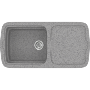 Νεροχύτης Classic 306 Granite Grey Ένθετος 96Χ51εκ. Sanitec