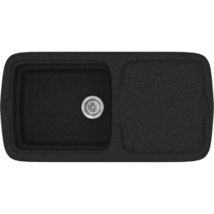 Νεροχύτης Classic 306 Granite Black Ένθετος 96Χ51εκ. Sanitec