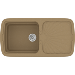 Νεροχύτης Classic 306 Metallic Coffee Ένθετος 96Χ51εκ. Sanitec