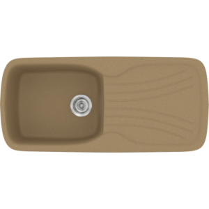 Νεροχύτης Classic 308 Metallic Coffee Ένθετος 97Χ51εκ. Sanitec