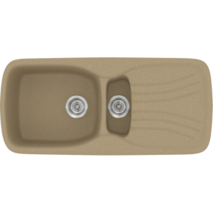 Νεροχύτης Classic 309 Metallic Cream Ένθετος 97Χ51εκ. Sanitec
