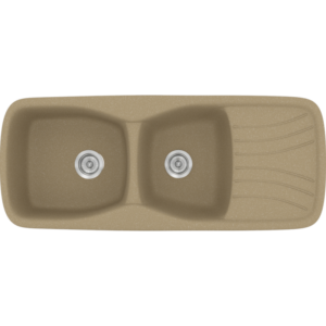 Νεροχύτης Classic 311 Metallic Cream Ένθετος 120x51εκ. Sanitec