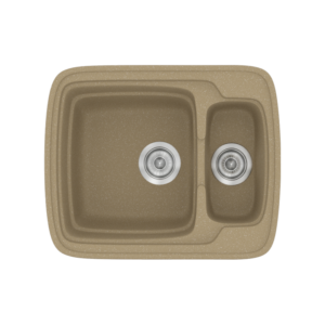 Νεροχύτης Classic 314 Metallic Cream Ένθετος 60x51εκ. Sanitec