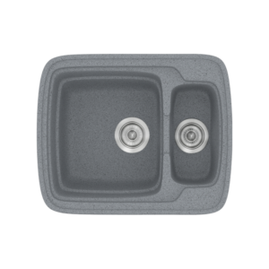 Νεροχύτης Classic 314 Metallic Silver Ένθετος 60x51εκ. Sanitec