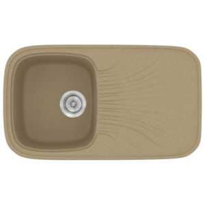 Νεροχύτης Classic 315 Metallic Cream Ένθετος 82x50εκ. Sanitec