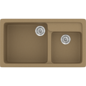 Νεροχύτης Classic 317 Metallic Coffee Ένθετος 90x51εκ. Sanitec
