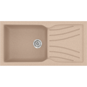 Νεροχύτης Classic 324 Granite Sand Ένθετος 100x50εκ. Sanitec