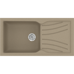 Νεροχύτης Classic 324 Granite Taupe Ένθετος 100x50εκ. Sanitec