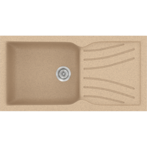 Νεροχύτης Classic 324 Granite Beige Ένθετος 100x50εκ. Sanitec