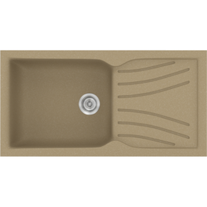 Νεροχύτης Classic 324 Metallic Cream Ένθετος 100x50εκ. Sanitec