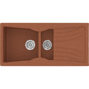 Νεροχύτης Classic 329 Granite Terracota Ένθετος 104x51εκ. Sanitec