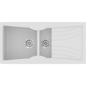 Νεροχύτης Classic 329 White Ένθετος 104x51εκ. Sanitec