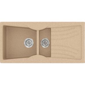Νεροχύτης Classic 329 Granite Beige Ένθετος 104x51εκ. Sanitec