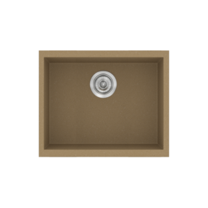 Νεροχύτης Classic 341 Metallic Coffee Ένθετος 50x40εκ. Sanitec