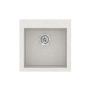 Νεροχύτης Classic 339 Metallic Ice Ένθετος 50x50εκ. Sanitec