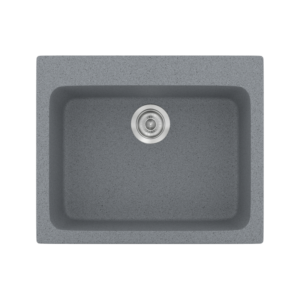 Νεροχύτης Classic 331 Metallic Silver Ένθετος 60x50εκ. Sanitec