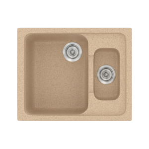 Νεροχύτης Classic 330 Granite Beige Ένθετος 62x51εκ. Sanitec