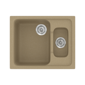 Νεροχύτης Classic 330 Metallic Cream Ένθετος 62x51εκ. Sanitec