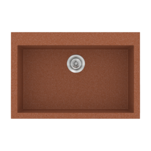 Νεροχύτης Classic 338 Granite Terracota Ένθετος 70x50εκ. Sanitec