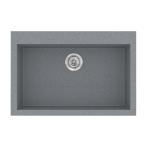 Νεροχύτης Classic 338 Metallic Silver Ένθετος 70x50εκ. Sanitec