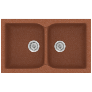 Νεροχύτης Classic 340 Granite Terracota Ένθετος 78x50εκ. Sanitec