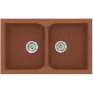 Νεροχύτης Classic 322 Granite Terracota Ένθετος 81x50εκ. Sanitec