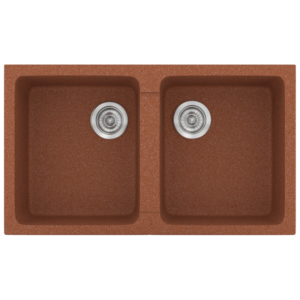 Νεροχύτης Classic 334 Granite Terracota Ένθετος 86x50εκ. Sanitec