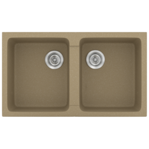 Νεροχύτης Classic 334 Metallic Cream Ένθετος 86x50εκ. Sanitec