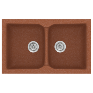 Νεροχύτης Classic 336 Granite Terracota Ένθετος 86x50εκ. Sanitec