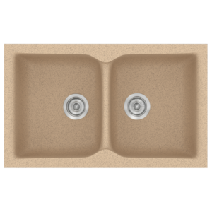 Νεροχύτης Classic 336 Granite Beige Ένθετος 86x50εκ. Sanitec