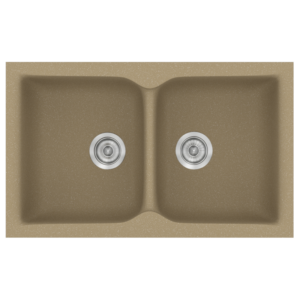 Νεροχύτης Classic 336 Metallic Cream Ένθετος 86x50εκ. Sanitec