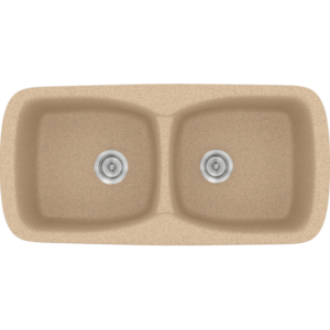 Νεροχύτης Classic 319 Granite Beige Ένθετος 93x51εκ. Sanitec