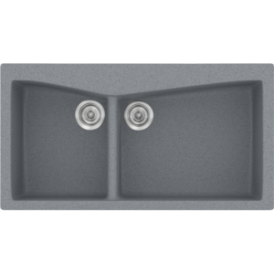 Νεροχύτης Classic 326 Metallic Silver Ένθετος 93x51εκ. Sanitec