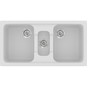 Νεροχύτης Classic 325 White Ένθετος 97x51εκ. Sanitec