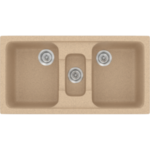 Νεροχύτης Classic 325 Granite Beige Ένθετος 97x51εκ. Sanitec