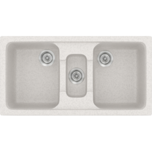 Νεροχύτης Classic 325 Metallic Ice Ένθετος 97x51εκ. Sanitec