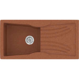 Νεροχύτης Classic 328 Granite Terracota Ένθετος 99x51εκ. Sanitec