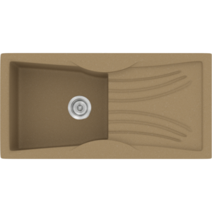 Νεροχύτης Classic 328 Metallic Coffee Ένθετος 99x51εκ. Sanitec