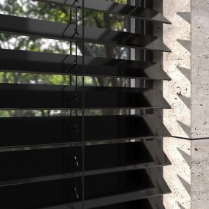 Ξύλινο Στόρι Pure Wood Glossy Black-WPS8BK50-GL Coulisse