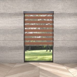 Double Roller DRF Zakynthos Mocha-0600 Coulisse