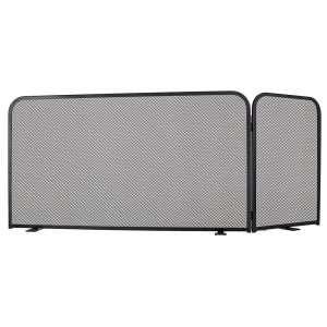 Κάλυψη Τζακιού 584 Μαύρο 80-90x35-40x50εκ. Zogometal