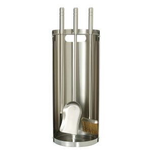 Σετ Εργαλεία Με Κουβά K08-1180 Inox Ματ Φ21x50εκ. Zogometal