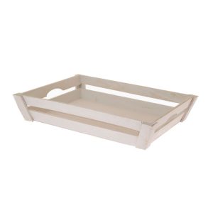 Καφάσι Λευκό Ξύλινο 43x33x8εκ. Iliadis